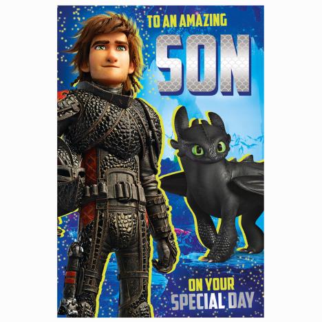 How to Train your Dragon Son Birthday Card £2.39